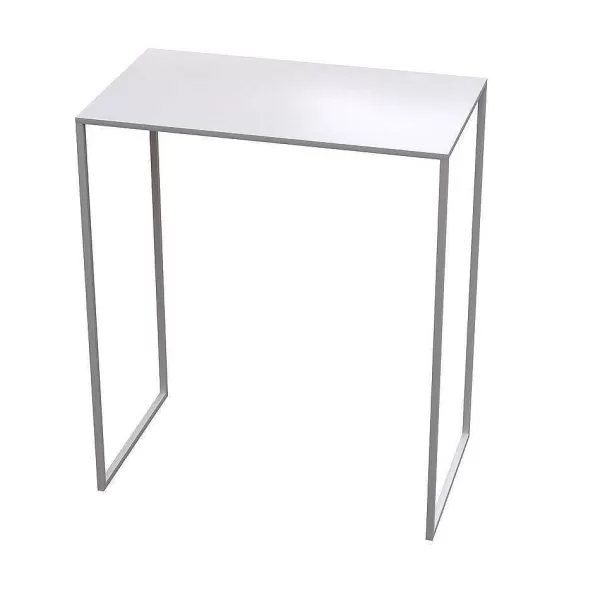 RETIF Table De Pr Sentation, 60X35Xh70 Cm, M Tal Blanc