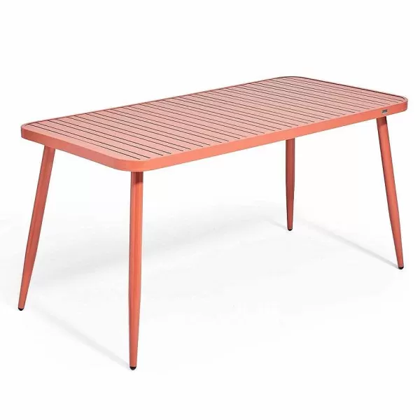 RETIF Table D'Exterieur En Aluminium Terracotta