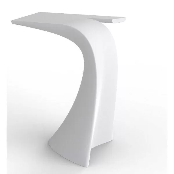 RETIF Table Haute Mange Debout Blanc Poly Thyl Ne 56X76X100Cm