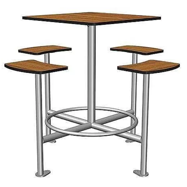 RETIF Table Haute Moka 4 Places Hauteur 110 Cm