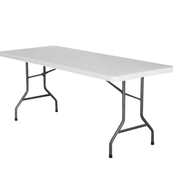 RETIF Table Pliante De R Ception Hdpe Rectangulaire Nimes Blanche