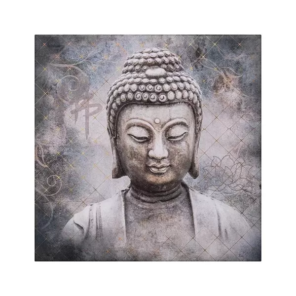 RETIF Tableau Toile Murale Imprim E Bouddha 38X38Cm