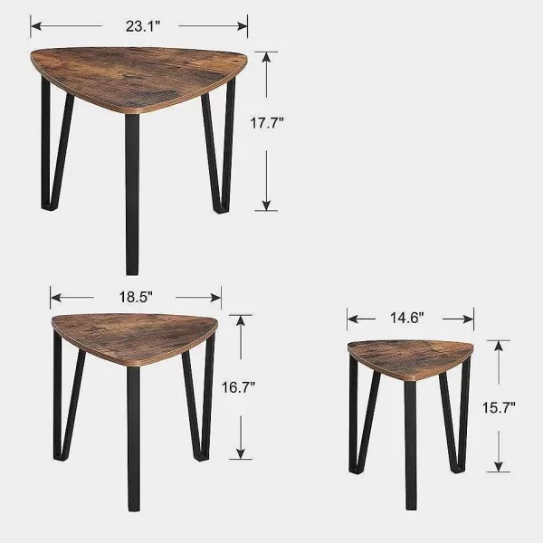 RETIF Tables L58.6Xp58.6Xh45Cm + L47X P47Xh42.5Cm + L37Xp37Xh40Cm - Par 3