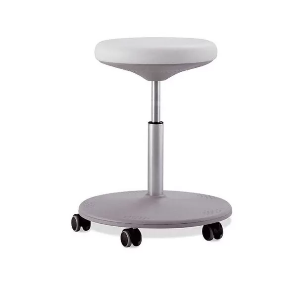 RETIF Tabouret Sp Cial Laboratoire Sur Roulettes Blanc