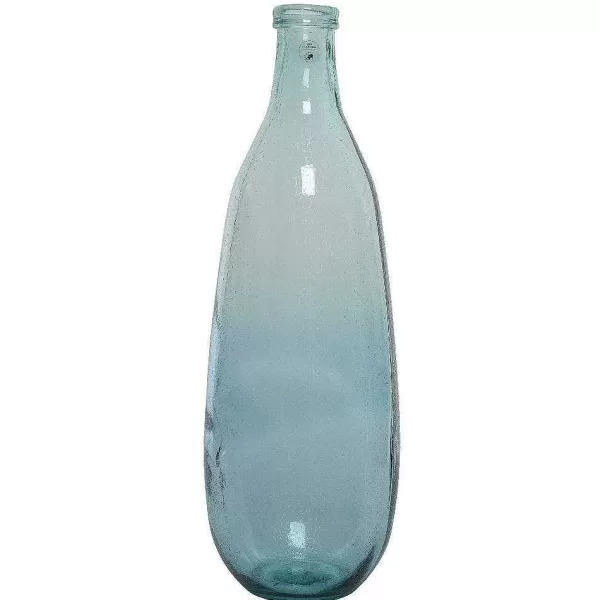 RETIF Vase En Verre Bleu Recycl 25X75Cm